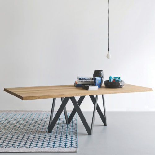 Cartesio Fixed Wood Table