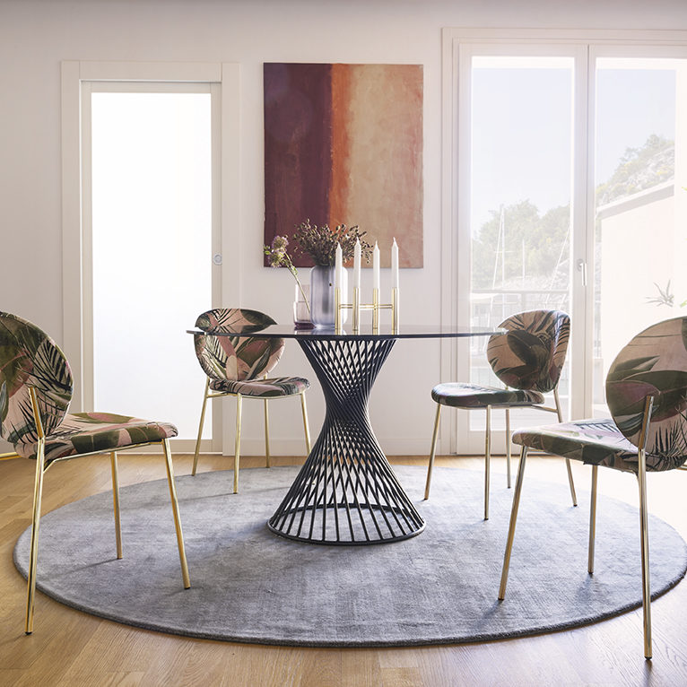Vortex Glass Table - Alchemy Collections