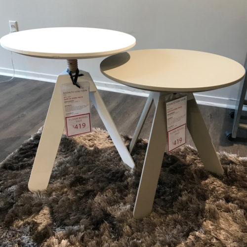 Basalto Side Table: Floor Model