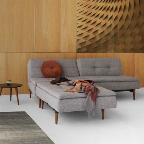 Dublexo Deluxe Dark Wood Sleeper Sofa