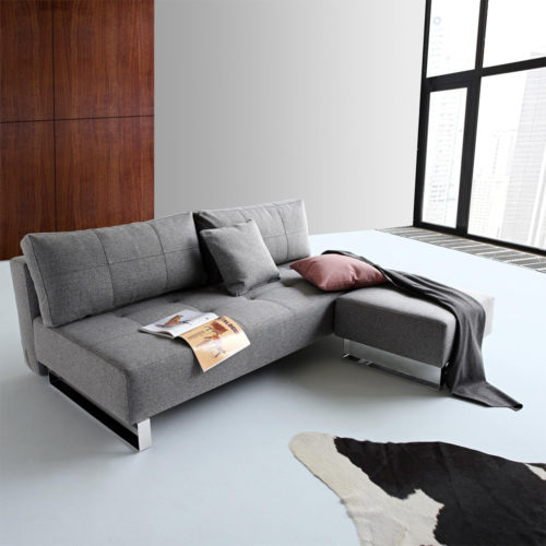 Supremax D.E.L. Sleeper Sofa - Chrome