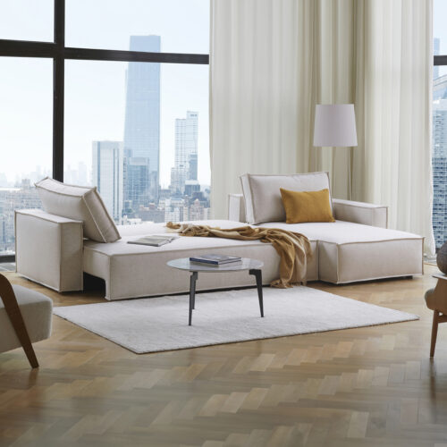 Newilla Sleeper Sectional - Standard Arm