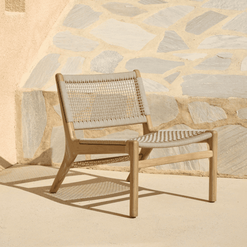 JACK Outdoor Lounge Chair - Woven